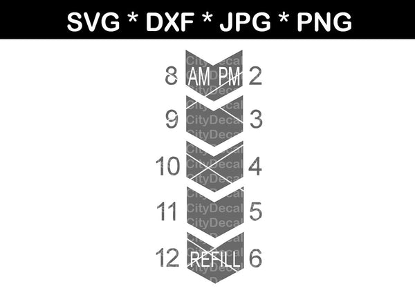 Drink meter, Bottle label, water label, bottle meter, digital download, SVG, DXF, cut file, personal, commercial, use with Silhouette Cameo, Cricut and Die Cutting Machines