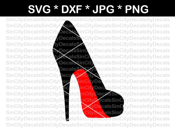 High Heels Monogram Svg Red Bottom Heels Svg Stiletto Svg 