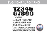 Tiger, years being awesome, birthday, fully interchangeable dates/months, digital download, SVG, DXF, cut file, personal, commercial, use with Silhouette, Cricut and Die Cutting Machines