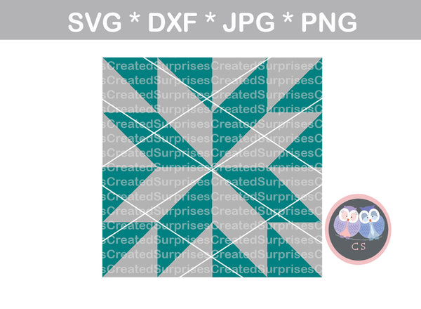 Quilt pattern, farmhouse quilt design, digital download, SVG, DXF, cut file, personal, commercial, use with Silhouette Cameo, Cricut and Die Cutting Machines