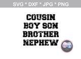 That's My (Titles and all numbers included) Football, ball, digital download, SVG, DXF, cut file, personal, commercial, use with Silhouette Cameo, Cricut and Die Cutting Machines