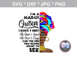 Afro woman (All months included) doek, 3 sides, diva, afro, girl, digital download, SVG, DXF, cut file, personal, commercial, use with Silhouette Cameo, Cricut and Die Cutting Machines