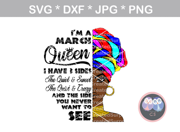 Afro woman (All months included) doek, 3 sides, diva, afro, girl, digital download, SVG, DXF, cut file, personal, commercial, use with Silhouette Cameo, Cricut and Die Cutting Machines