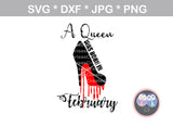Queens are born in (All Months Included), dripping shoe, digital download, SVG, DXF, cut file, personal, commercial, use with Silhouette Cameo, Cricut and Die Cutting Machines